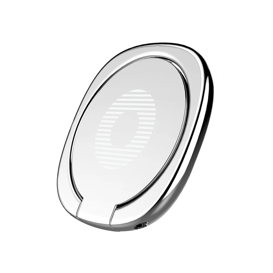 Универсальная Подставка-кольцо под Пальцы для телефона 360 градусов подставка для samsung S9 S10 S8 Xiaomi iPhone 11X7 Plus смартфон планшет сотовый телефон - Цвет: Silver