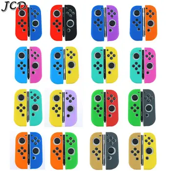 

JCD 1Set Silicone Rubber Skin Case Cover For Nintend Switch Joy Con Controller For Nintendo switch NX NS Joycon Grip