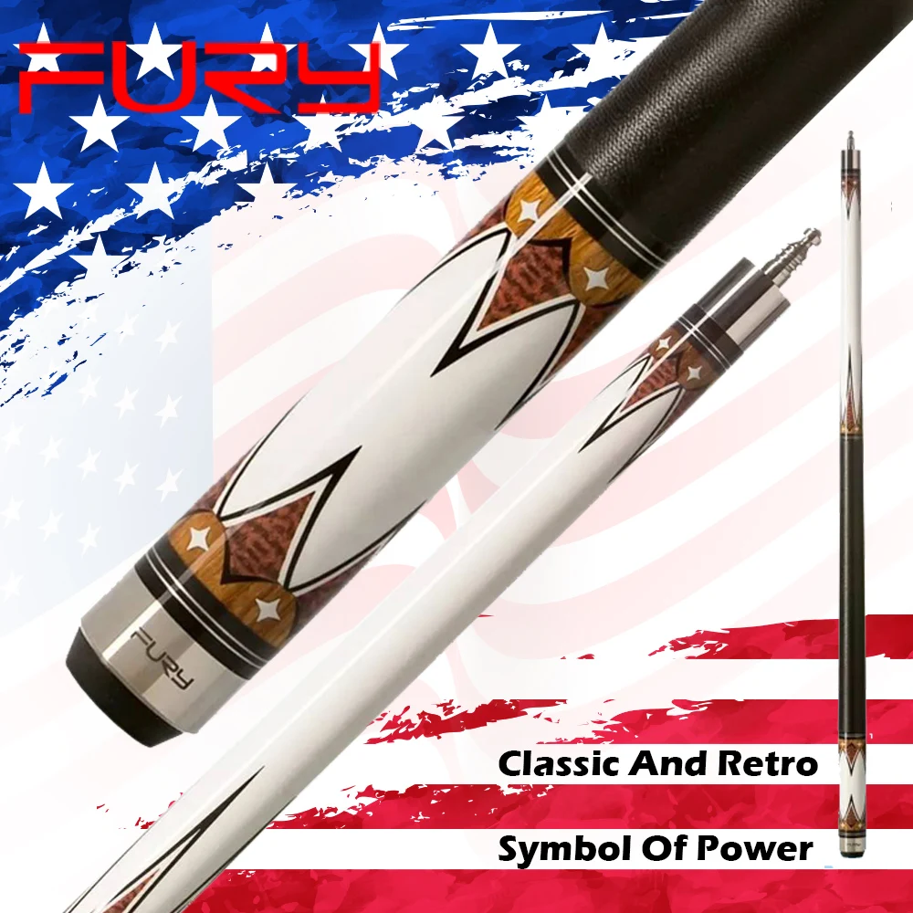 ^Cheap Fury Officiële Winkel De-3 Pool Cue 13 Mm Tiger M Tip Met Case Linnen Wrap Diamant Merk Professionele biljart Keu Kit 2019