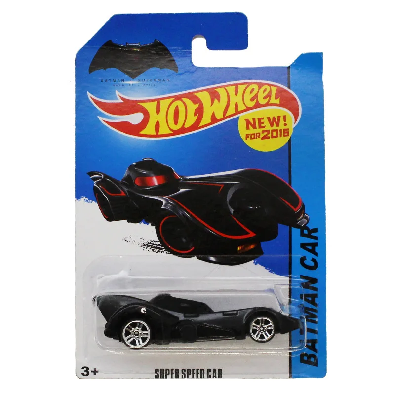 Hot Wheels 1:64 летучая мышь колесница металлические Литые автомобили игрушка Бэтмен
