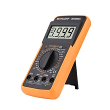 Professional Digital Multimeter DT9205A Manual Range True RMS AC DC Ammeter Voltmeter Transistor Tester Electrician Tool