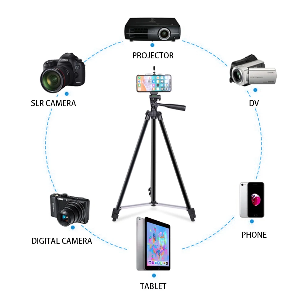PALO Профессиональный смартфон Экшн камера штатив Стенд для sony Canon Nikon iPhone samsung портативный штатив Гибкий складной