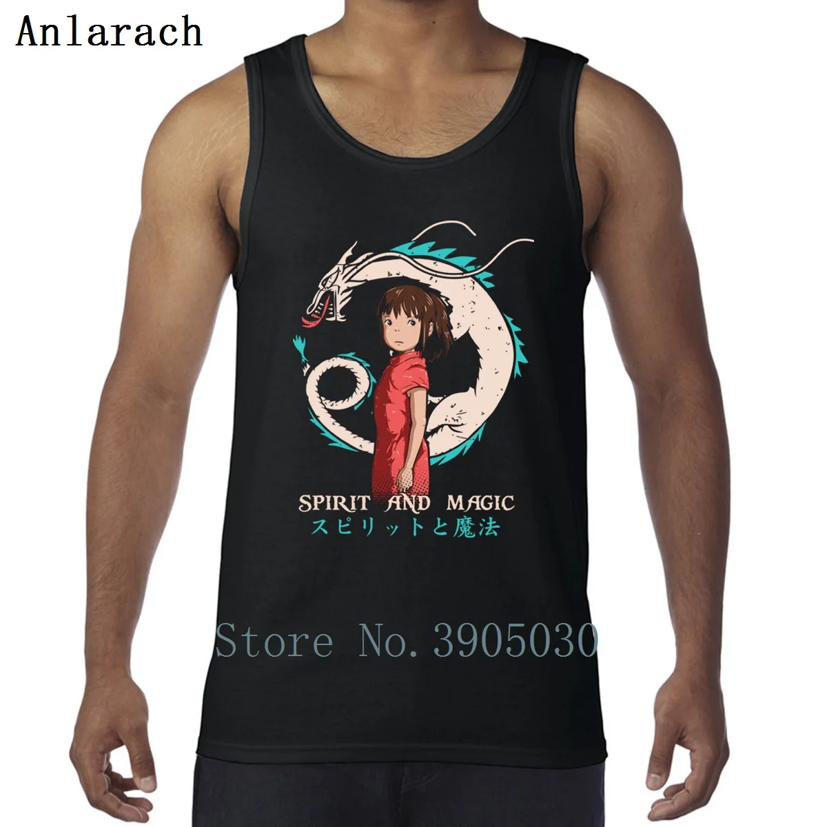 

Spirited Away Tribute Vest Slim Fit Unisex Summer Style Breathable Men Tank Top O Neck Singlets Designing Pictures