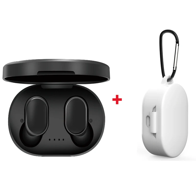 Set2 A6S TWS Bluetooth наушники PK Redmi Airdots Беспроводные Bluetooth 5,0 Hifi игровые наушники Airbuds для Iphone Xiaomi PC - Цвет: Set2