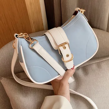 

Summer Small Bag WOMEN'S Bag 2020 Popular New Style Fashion Fashion Network Red Shoulder Bag Textured Shoulder Armpit Baguette B