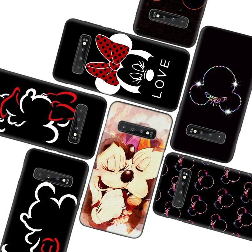 Минни Мышь черный чехол для samsung Galaxy A50S A10S A20S A10 A20E A30 A40 A50 A70 M40 M30S A80 чехол для телефона