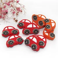 Cute-Idea 10pcs/lot Silicone Teether Beads BPA Free Cartoon Animals Chewable Teething Beads DIY Pacifier Chain Accessories Toys 2