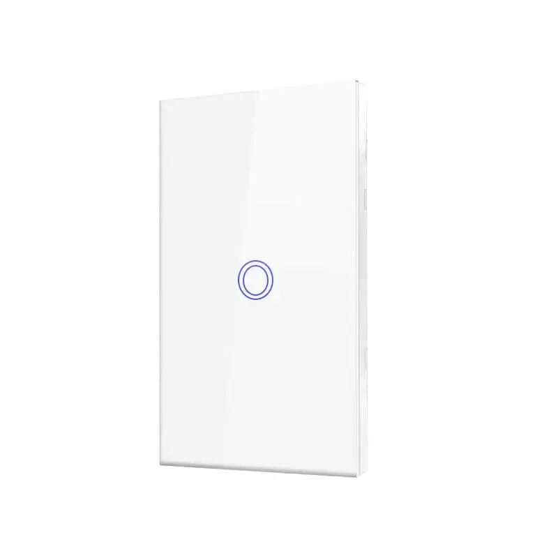 1 gang white Lonsonho Tuya Zigbee умный переключатель US 1 2 3 банда беспроводной пульт дистанционного управления настенный сенсорный панельный светильник переключатель умный дом автоматизация - Комплект: 1 gang white