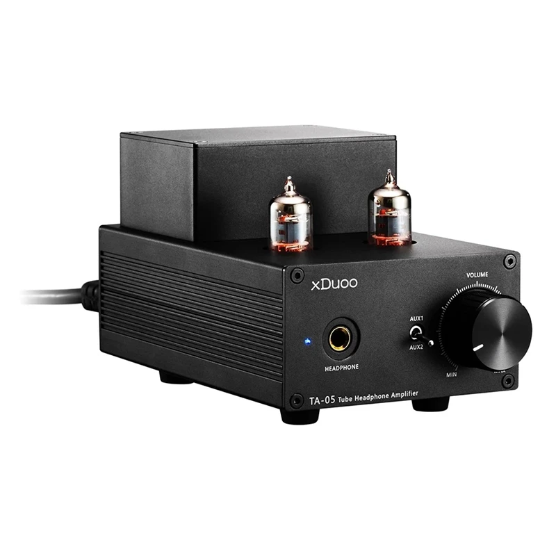 XDuoo TA 05 Hi Fi Vacuum Tube Headphone Amplifier High Quality Stereo Sound for Music Enthusiasts EU Plug