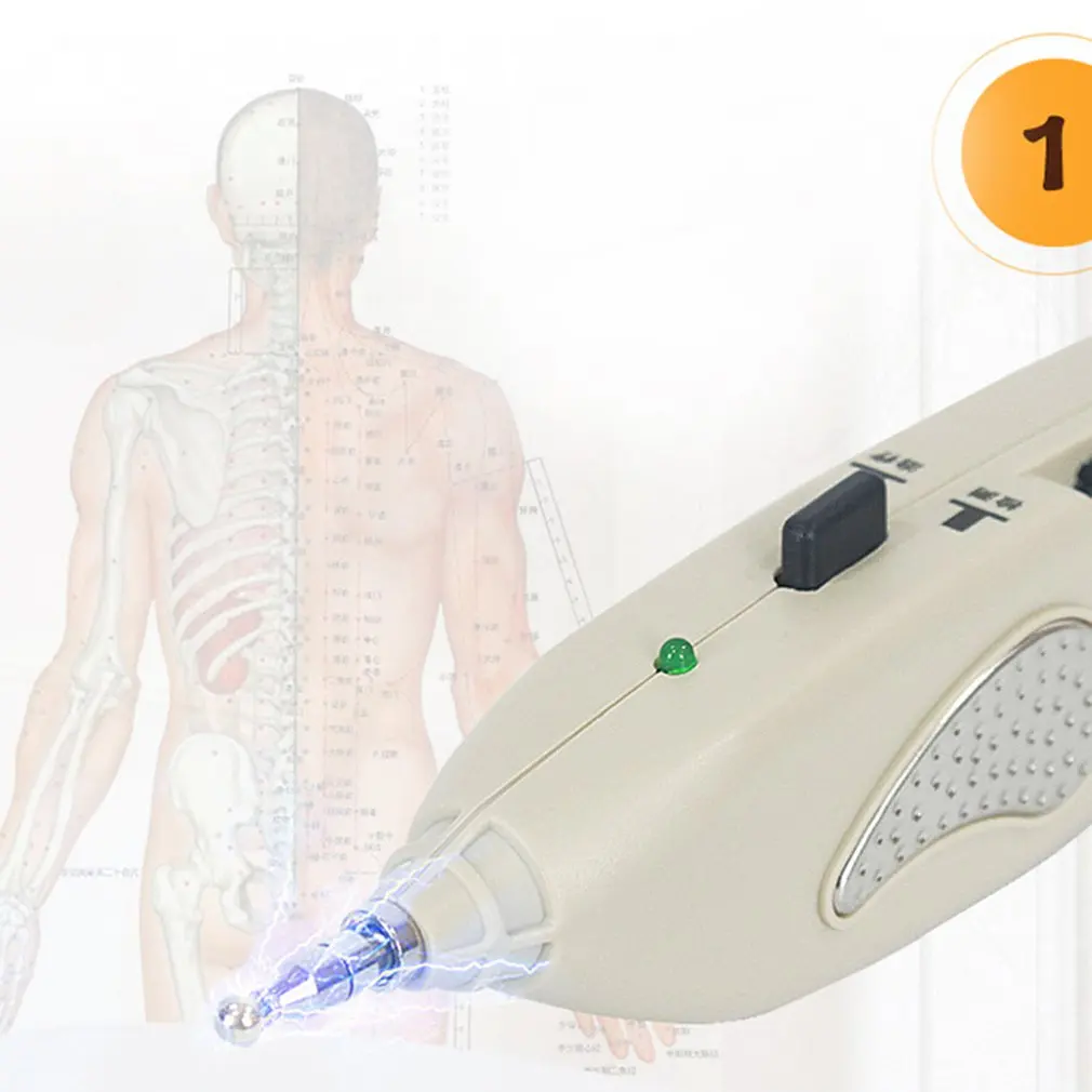 ЖК-дисплей Электронный массажер для иглоукалывания меридианная ручка монитор здоровья Электрический Меридиан Лазерная акупунктура Магнитная терапия