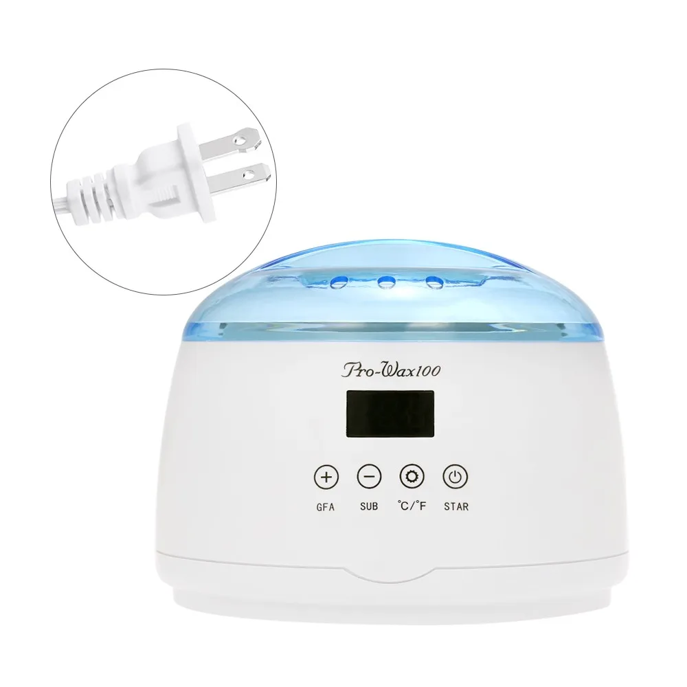 

Mini Depilatory Wax Heater Warmer Machine Hair Removal Set Depilatory SPA Wax Bean Heater Temperature Control