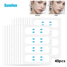 

40Pcs Invisible Thin Face Stickers V-Shape Chin Adhesive Tape Waterproof Facial Line Sagging Face Lift Up Fast Beauty Care C2548