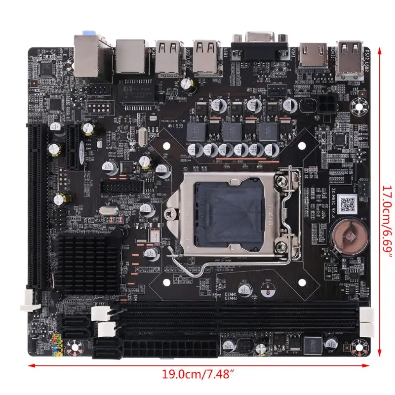 2021 Новый P8H61 M LX3 плюс R2.0 рабочего Материнская плата H61 разъем LGA 1155 I3 I5 I7 DDR3 16G uATX UEFI