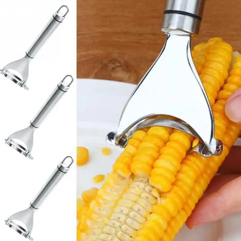 Blade Peeler Corn Peeler Premium Stainless Steel Tool Cob Peeler Corn Manual Stripper Kernel Kitchen Cutter Corn Cob Tools