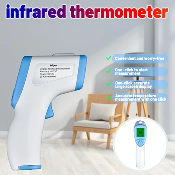 

Forehead Non Contact Infrared Thermometer LCD Body Temperature Fever Digital IR Measurement Tool Gun thermometer