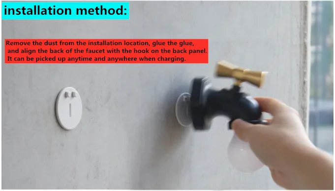 Retro faucet night light intelligent voice control induction USB charging night light corridor cabinet bedside garage LED lights