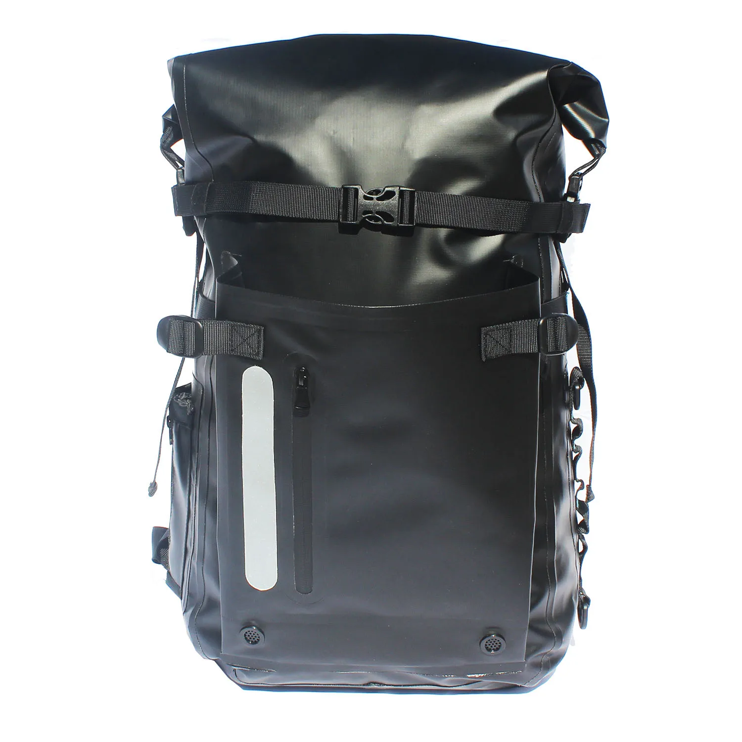 Sac De Plage Maille Tuba Extra Large - Sac De Sport étanche Pliable, Rayures Rouges Et Blanches, Pour équipement Plongée, Surf