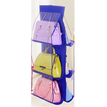 

Hanging Perspective Dustproof Double-sided Six-layer Bag Hanging Bag Storage Hanging Storage Bags Rack 2020 New Arrival