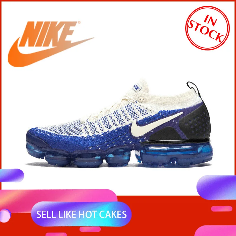 

Original Authentic Nike Air VaporMax Flyknit 2.0 Men's Breathable Running Shoes Sports Designer Footwear Outdoor Running Shoes
