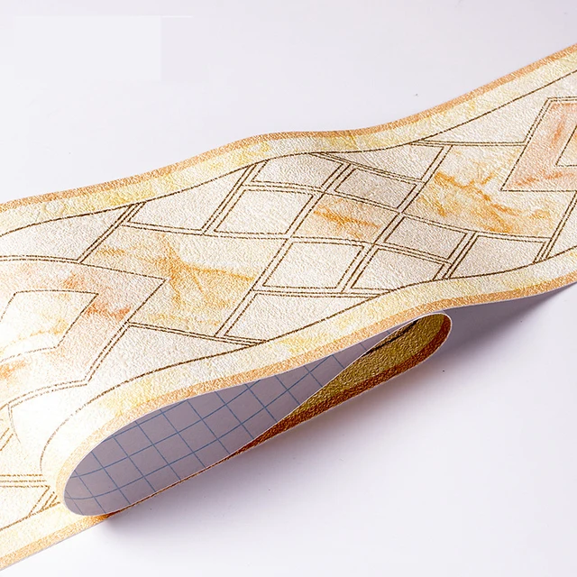 Geometric Pattern Waterproof Self Adhesive Wallpaper Borders