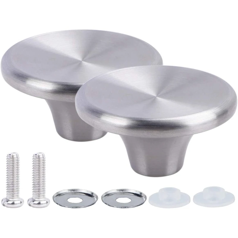 Dutch Oven Pot Lid Knob Stainless Steel Replacement Knob for Le Creuset for Aldi Lodge 2 PCS