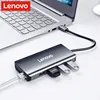 Lenovo LX0808 USB C HUB to Multi USB 3.0 HDMI VGA RJ45 Adapter Dock For MacBook Pro Air Accessories Type C Port For Laptop PC ► Photo 2/6