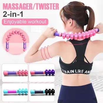 

Bendable String Bar Arms Strengthener ABS Wrapped Massage Bar Home Fitness Equipment