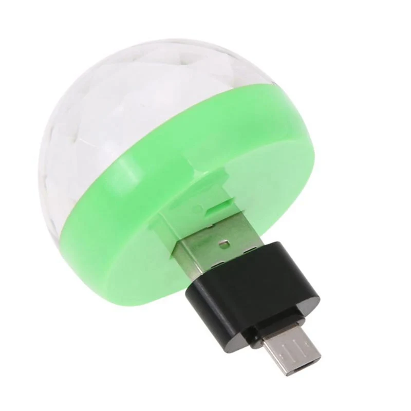 Мини USB led вечерние светильник s Портативный хрустальный магический шар для дома