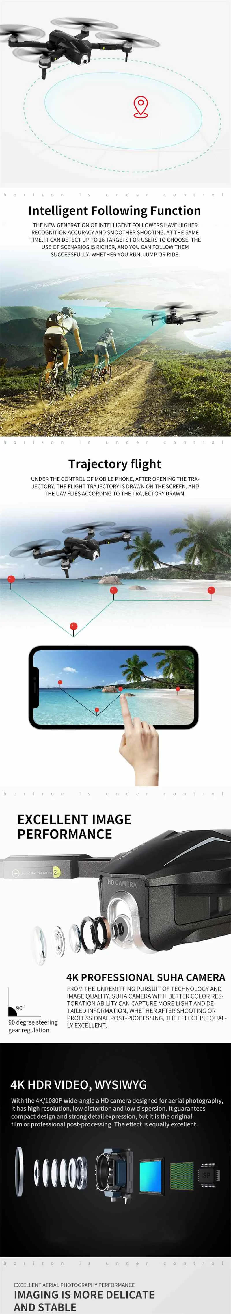 XMR/C M8 5G wifi FPV gps положение с 4K высокой HD камерой VR Модель Бесщеточный складной Радиоуправляемый Дрон Квадрокоптер RTF