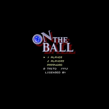 

On the Ball USA Version 16 bit Big Gray Game Card For NTSC Game Player