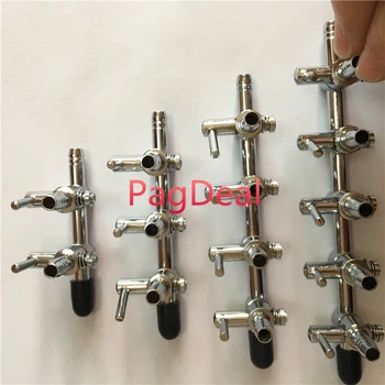 

2pcs Aquarium Air Flow Distributor Splitter Fish Tank Manifold Valve Taps Air Pump Control Lever Switch Valve free shipping