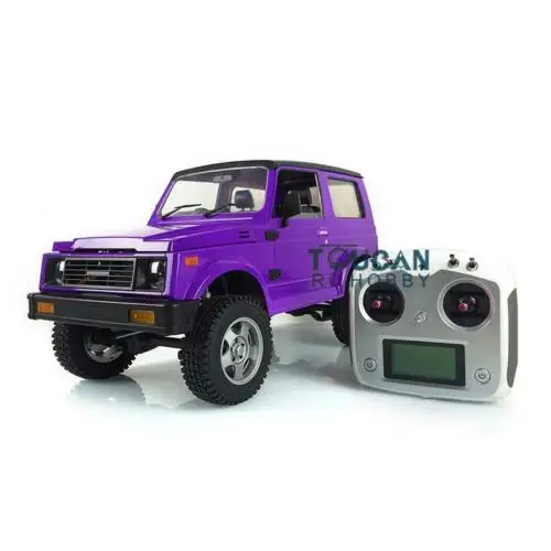Капо гусеничный 1/6 Радиоуправляемый SIXER1 модель автомобиля Самурай Jimny Собранный окрашенный с I6S ESC Мотор светильник радио THZH0511 - Цвет: Фиолетовый