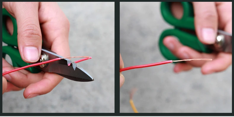 alta qualidade tesoura eletricista para marca fio stripping faca