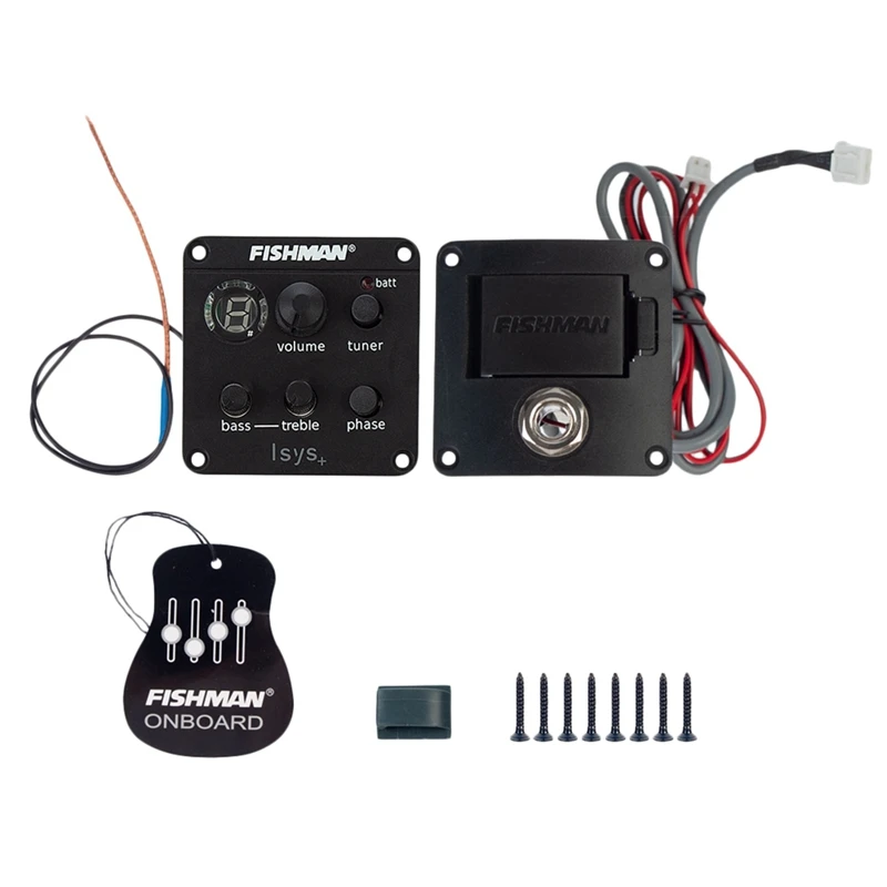 Fishman Isys+ Eq адаптеры для акустической гитары клип на звуковое отверстие забрать на бортовой усилитель для гитары аксессуары для гитары