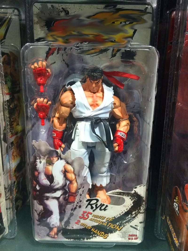 18 см NECA Ken Guile Hoshi Ryu Akuma Gouki фигурка модель игрушки кукла подарок для ребенка