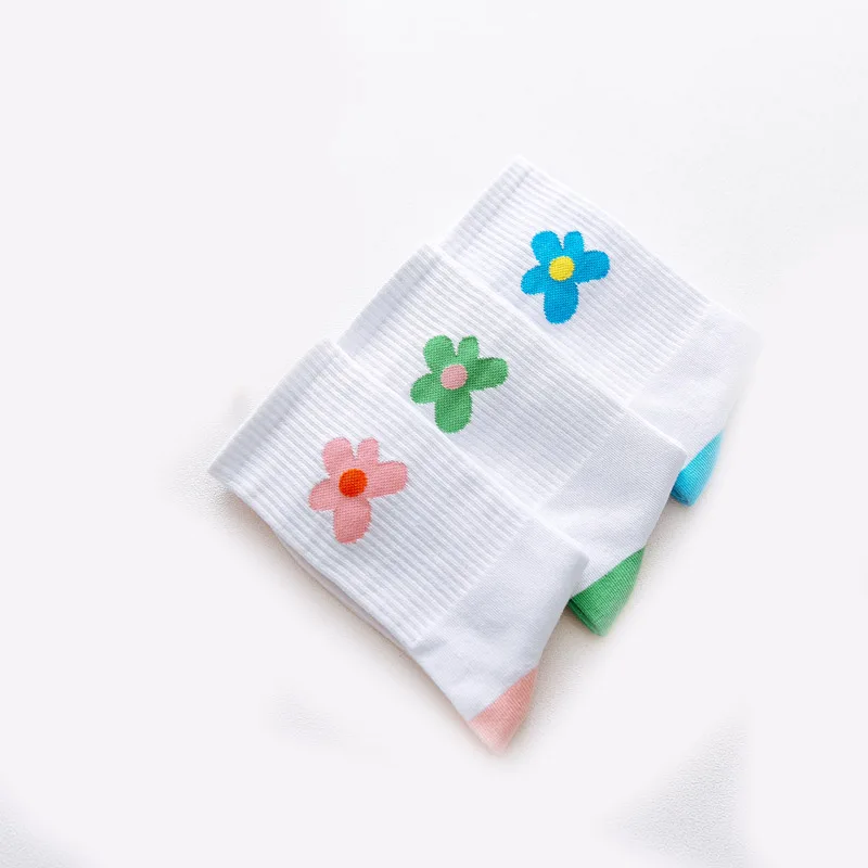 Спортивные носки с цветными листьями для женщин и мужчин милые забавные