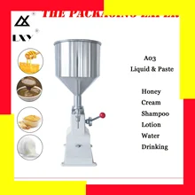 A03 ручная машина для наполнения лаков и шампуней 5~ 50 мл для крема и шампуня, Косметическая жидкая паста, маслонаполнитель