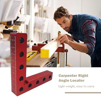 

90 Degree Right Angle Positioning Clamp Strong Clamping Right Angle Ruler Scale Small Light Weight Easy to Carry and Use