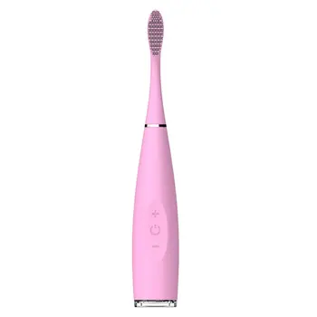 

Electric Silicone Toothbrush Rechargeable Ultrasonic Sonic Wave Shake Automatic Tooth Brush Teeth Whitening Cleaning