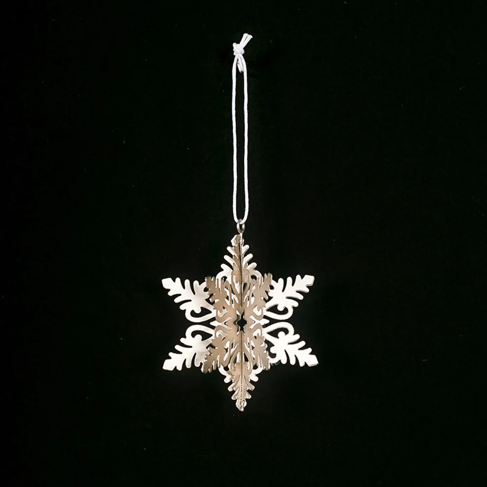 3 цвета полые снежинки кулон Рождественская елка висячие украшения для дома