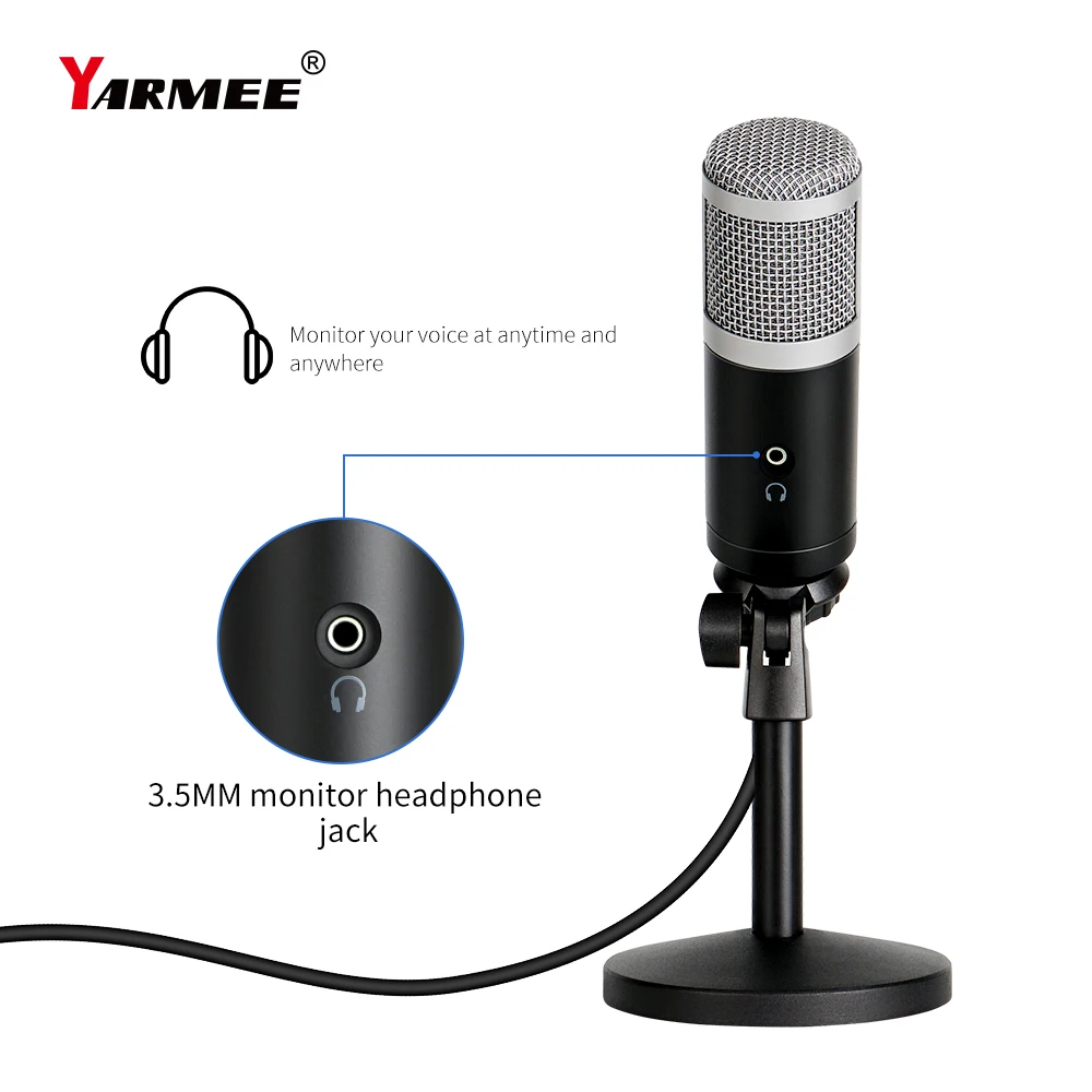 Professional USB computer microphone PC microphone