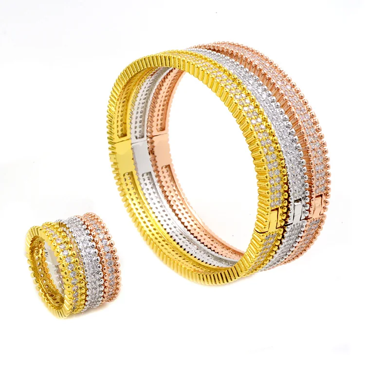 B0879 Three color Bracelet luxury brand Bracelet Set Classic handmade