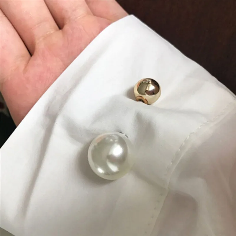Vintage Style Plated Clear Double head Wedding Accessories Imitation Pearl Big Brooch