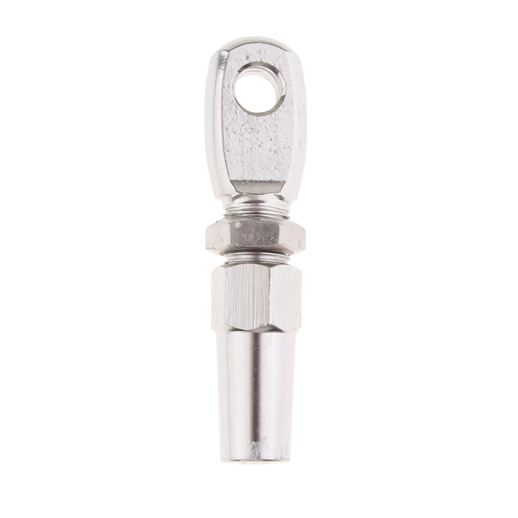 3MM Stainless Steel Wire Ropes Swageless Eye Terminal End Compression