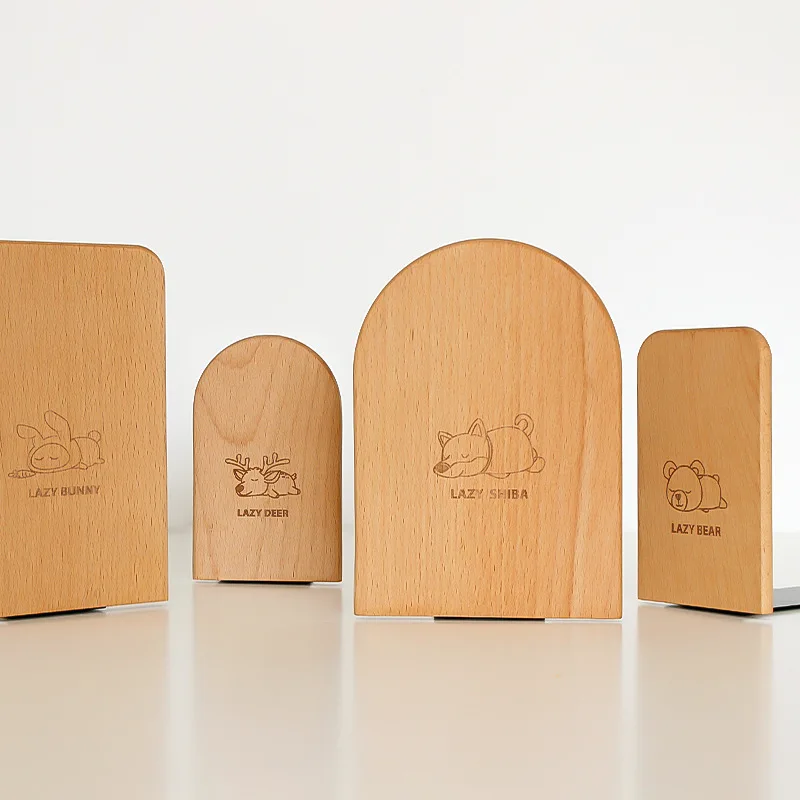 

Простой и креативный деревянный книжный конец для офиса, студентов, практичная книжная перегородка для хранения, книжная полка