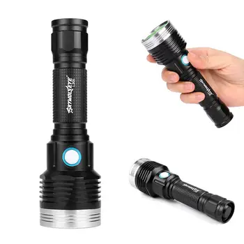 

USB Charging 5-Mode Black Flashlight 1000 lumens Camping ,hiking ,searching torch