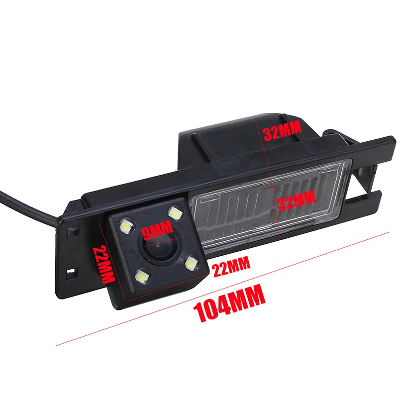 Night Vision 1/4inch color CCD Camera 4LED Car Rear View Cameras For Opel Astra H J Corsa Meriva Vectra Zafira Insignia