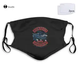 Men Fashion Pilot Flugzeug Aircraft Aero Flieger Retro Doppeldecker Face Mask Filter Pocket Cloth Reusable Washable