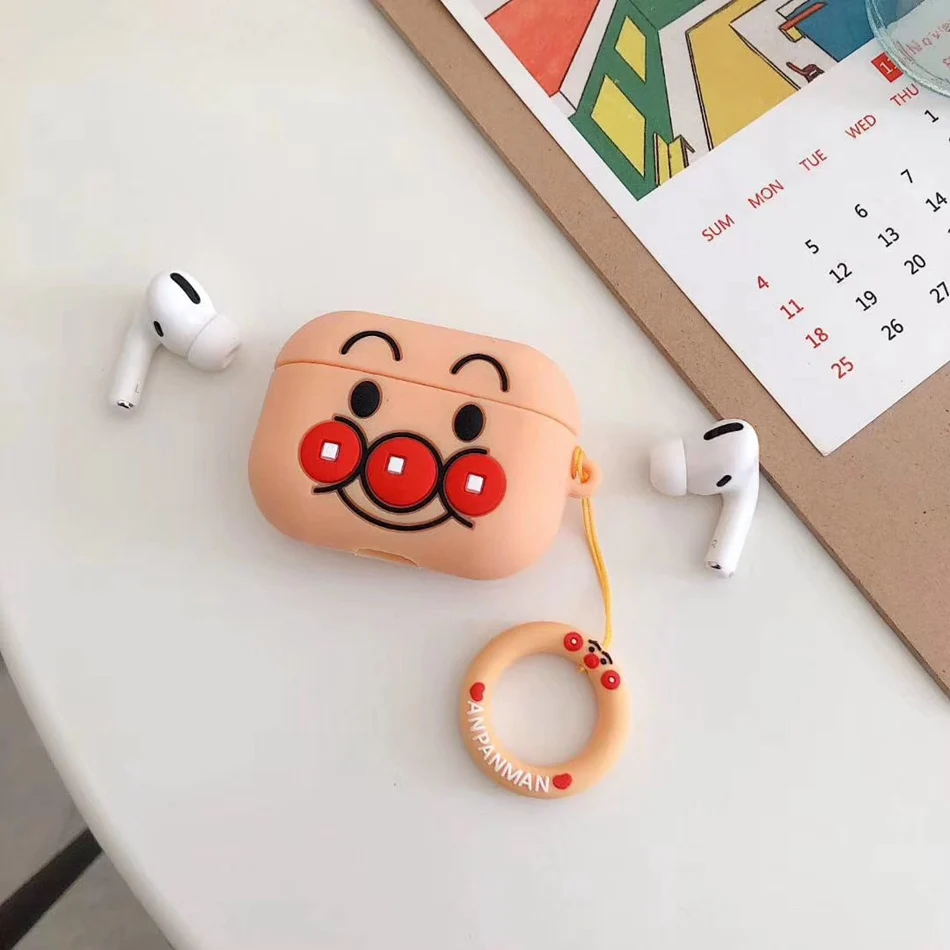 1311D 3D классный чехол для наушников s для Airpods Pro Чехол милый силиконовый мультяшный чехол для Apple Airpods Pro протектор Забавный чехол с брелком - Цвет: 1311D