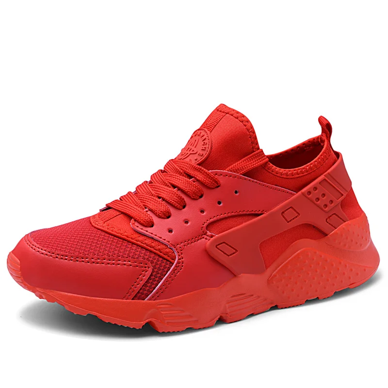 Кроссовки мужские беговые кроссовки ayakkabi erkek Большие размеры 47 valentine tn NK air Huarach обувь женская уличная обувь zapatos de hombre - Цвет: Красный